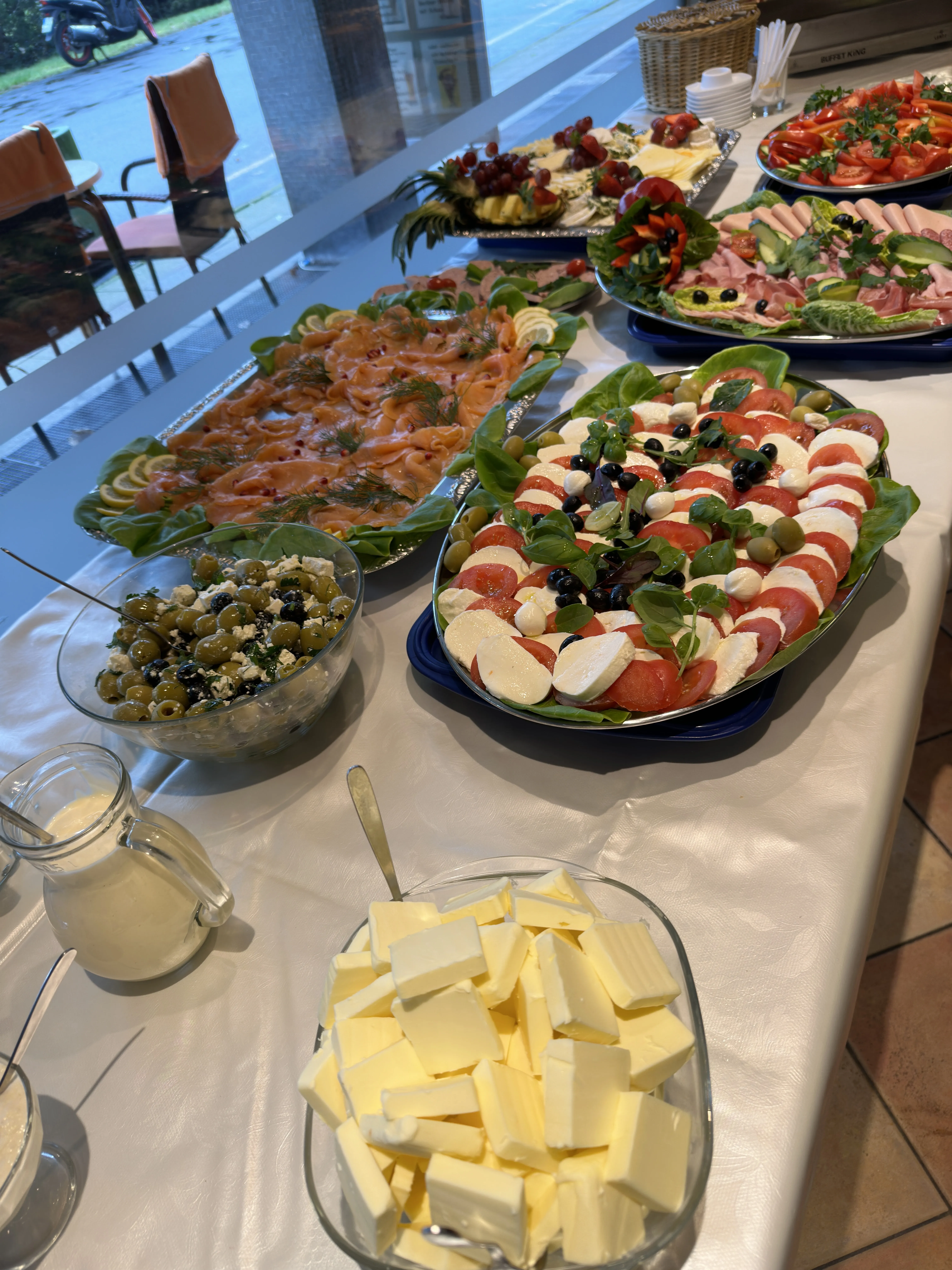 Buffet für Veranstaltungen