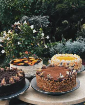 Hausgemachte Kuchen und Torten im Park Café Mariendorf - täglich frisch nach Familienrezepten gebacken